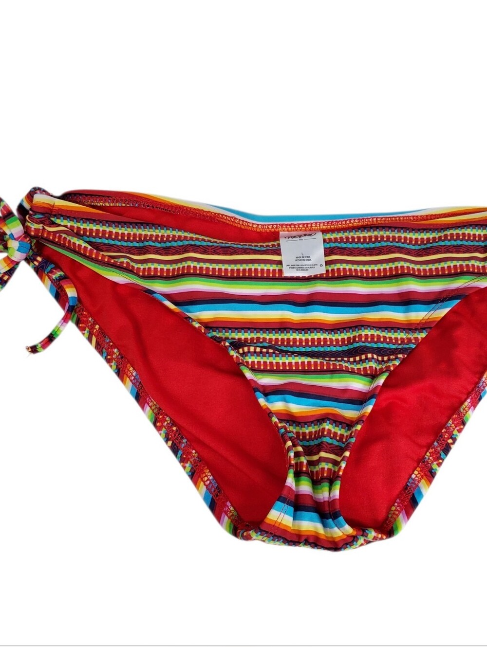 Bikini Swim Suit Bottom Beach Cruise Striped Mossimo Target Bottom Size Large